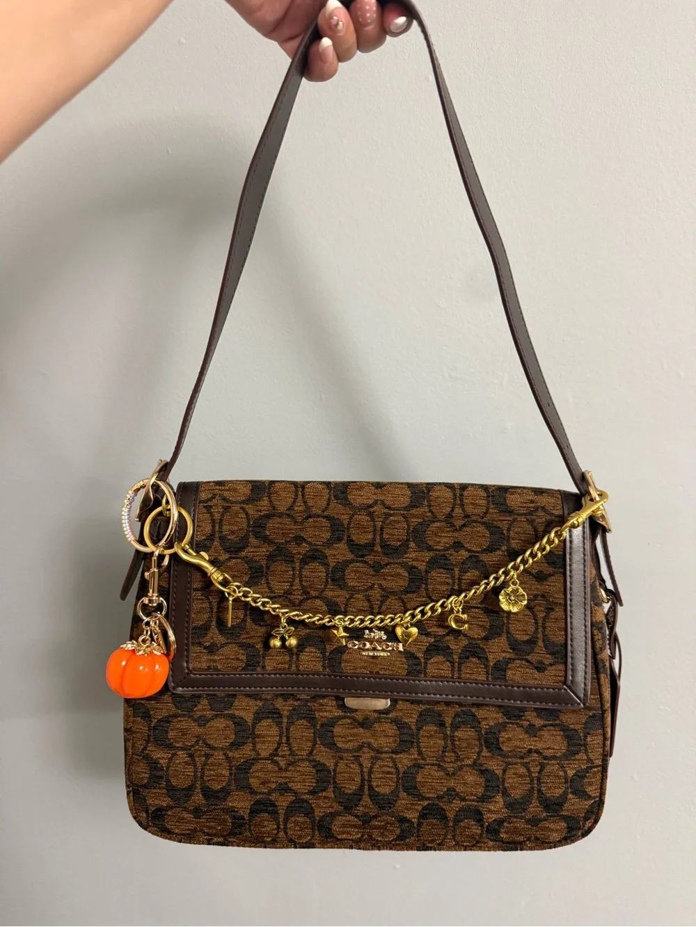 Orange Pumpkin Charm